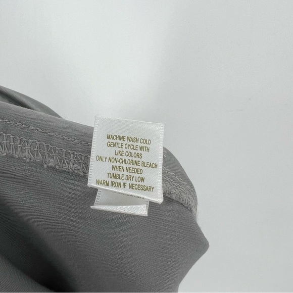 Garnet Hill Tapered Cargo Jogger Pants in Gray Cotton Plus Size 16 NEW - Picture 11 of 12